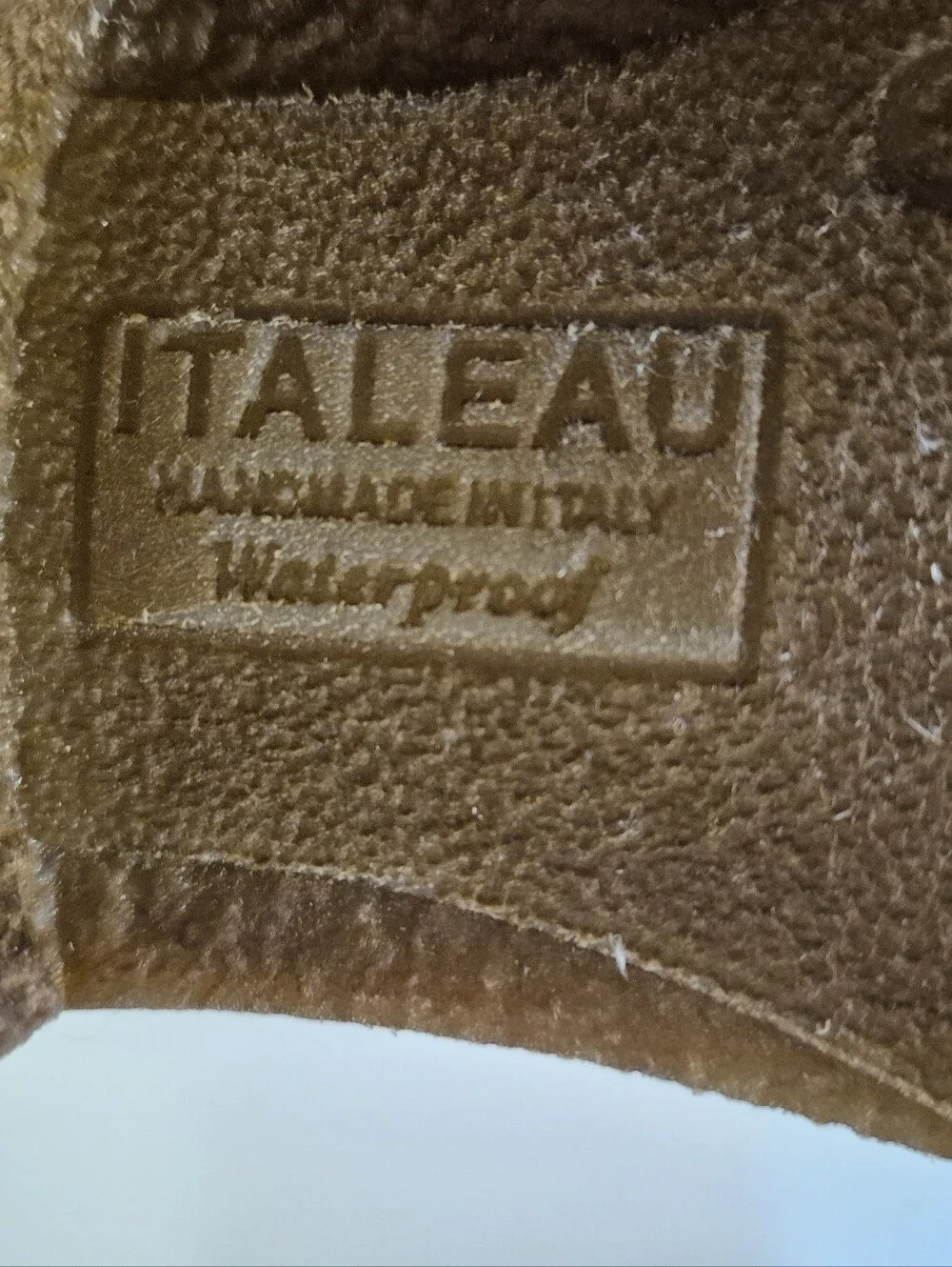 ITALEAU Foliana Waterproof Suede Ankle Boots Moss Green Size EU 40 / US 9.5